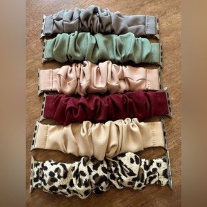 NEVER WORN Apple Watch Scrunchy Bands